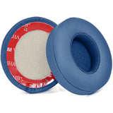 Solo3 Ear Pads Cushions Replacement For Beats Solo 2 & Solo 3 Wireless On-Ear Headphones, Ear Cushions Memory Foam Earpads With Soft Protein Leather (Aqua Blue)