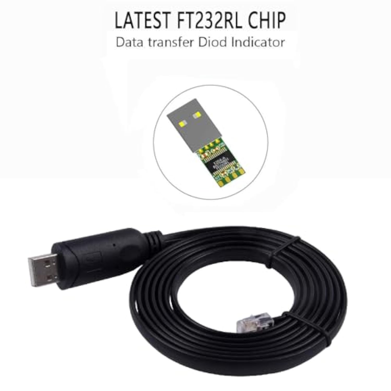 Apc Serial Cable 940-0144B Usb To Rj12 Console Cable For Apc Meter And Switch Pdu Ap78Xx,Ap79Xx,Ap86Xx,Ap88Xx,Ap89Xx(6Ft/1.8M)