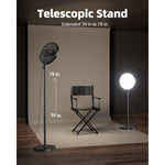 Large Ring Light With 79" Stand, 6500K Professional Full-Screen Big Ring Light With Stand And Phone Holder, Selfie Light With Remote For Studio Video Photography, Tiktok, Youtube, Live Stream