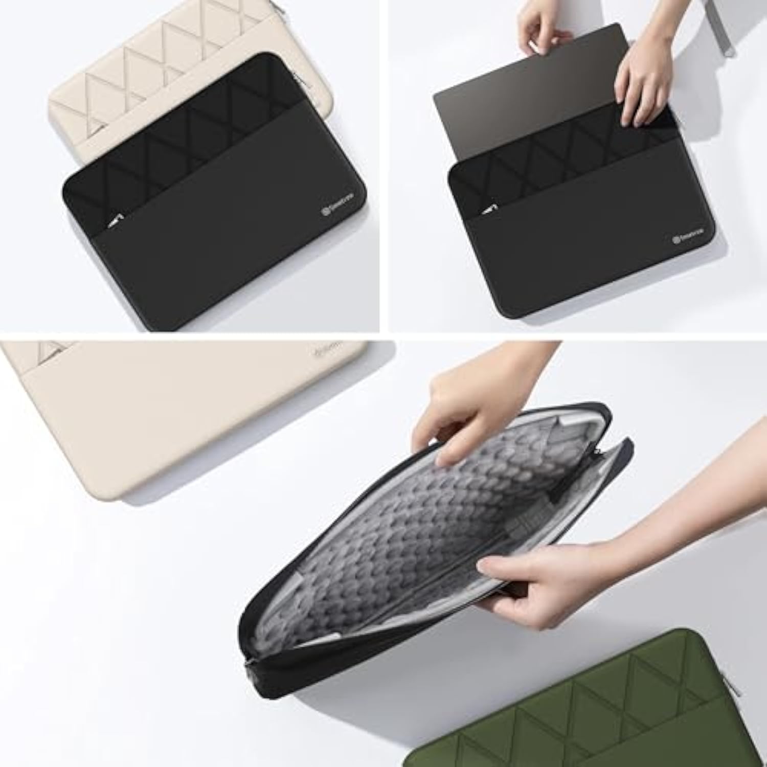 Smatree 18 inch Laptop Sleeve for Acer Predator Helios 18 AI, for Acer Predator Helios 18/Neo 18, Laptop Case with Accessory Pocket, YKK Zipper, Patented Super Corner Design (E812)