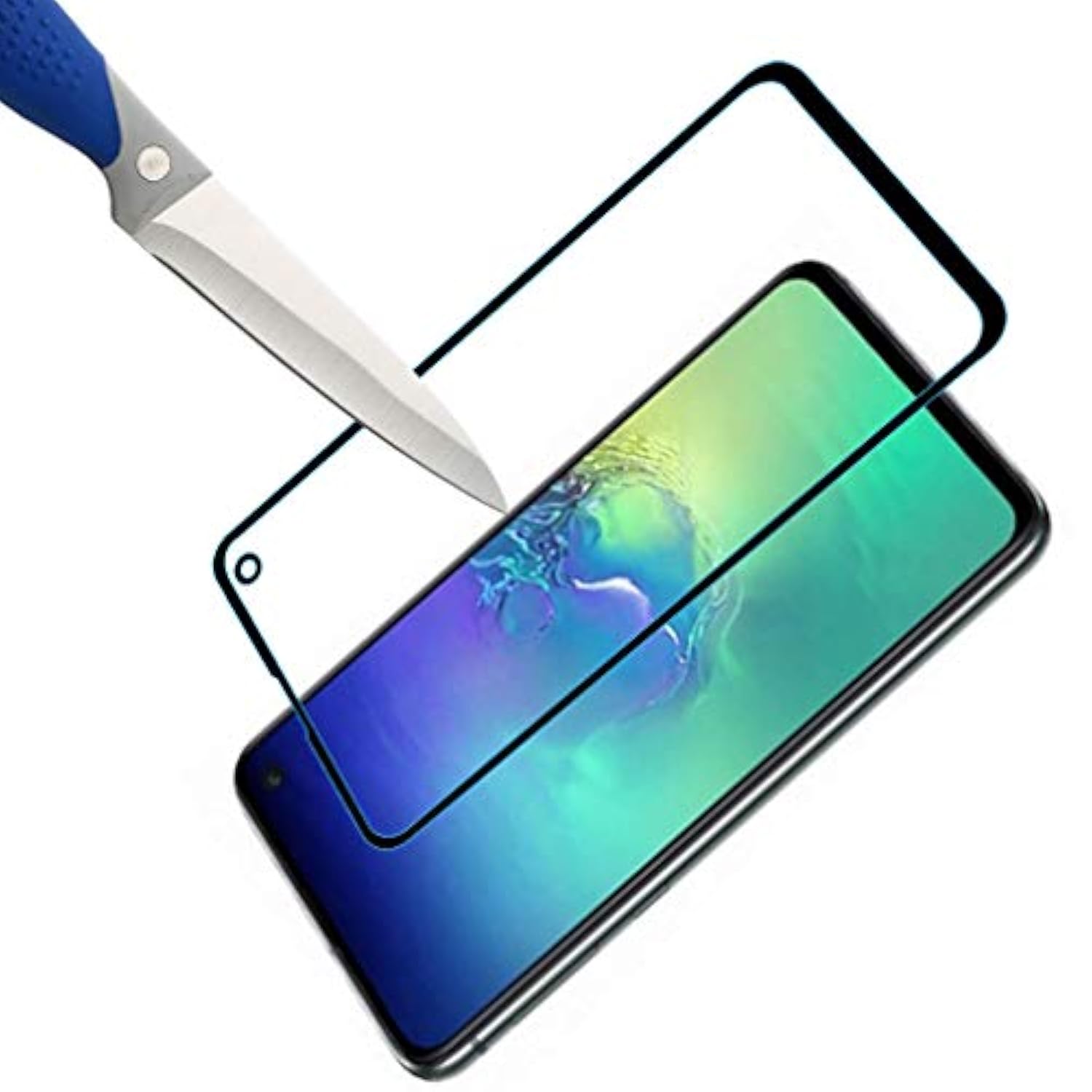 [2-Pack] Designed For Samsung Galaxy S10E [Tempered Glass] [Full Screen Glue Cover] Screen Protector With Replacement