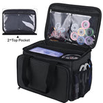 Sewing Basket Bead Organizers And Storage Adjustable Compartments Bead Storage Containers Diamond Painting Storage Jewelry Making Kits Organizer For Sewing Tools Diamond Art Accessories And Tools