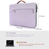 17.3 inch Waterpoof Laptop Sleeve Case for HP, Dell Inspiron 17, Lenovo, Asus, Acer