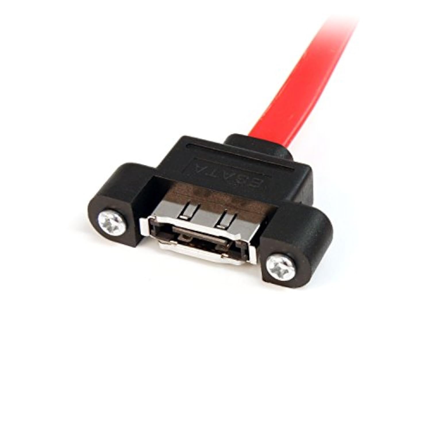 1 Ft Esata Panel Mount Cable - F/M - 1Ft Panel Mount Esata - 1Ft Sata To Esata