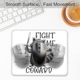 Fight Me Coward Mouse Pad For Desk, Funny Raccoon Gifts For Men Women, Sarcastic Mousepad Gifts For Coworkers Colleagues Friend, Christmas Halloween Birthday Office Gifts For Raccoon Lover