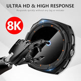 2+2 Pack For Samsung Galaxy Watch 8 Classic 46Mm Privacy Case, [3-In-1] [Anti-Peeping] Tempered Glass Screen Protector+ All-Around Protective Tpu Bumper Cover
