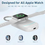 Portable Charger For Apple Watch Se - 2500Mah Travel Charging For Apple Watch Series 10 Charger Compatible With Iwatch Uitra 2/9/8/7/6/5/4/3/2/Uitra