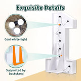 Marquee Numbers 3 Feet Tall Big Light Up Numbers 30Th Birthday Decorations Women Men White Anniversary Party Decor Large Cardboard Prop Backdrop Sign 30