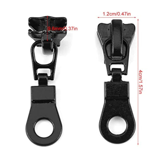 Fix Zipper Metal Alloy Zipper Sliders Replacement Pack Zipper Fixer Bl
