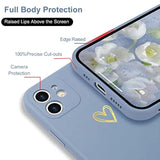 For Iphone 11 Case Cute Slim Shockproof Phone Case With Wireless Charging Support And Protection, Blue Grey