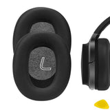 Geekria QuicFit Replacement Ear Pads for Edifier W860NB Pro Headphones (Not Compatible with Edifier W860NB Gen1), Repair Parts (Black)