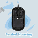 Perixx PERIMICE-503B Wired Optical Washable Mouse, Black (11419)