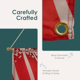 12" X 72" Merry Christmas Ornament Banners - Festive Holiday Window Decor