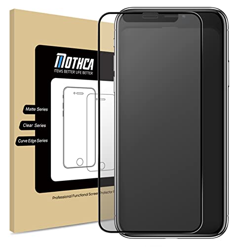 Matte Glass Screen Protector for iPhone 11 Pro Max/iPhone Xs Max Anti-Glare & Anti-Fingerprint Tempered Glass Clear Film Full Screen Case Friendly