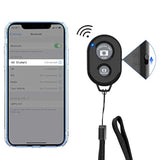 2-Pack Wireless Camera Remote Shutter for iPhone & Android with Wrist Strap