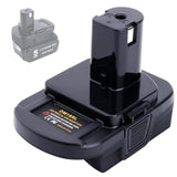 DM18RL Adapter for Ryobi 18V Tools, Works with Dewalt 20V & Milwaukee M18 Batteries