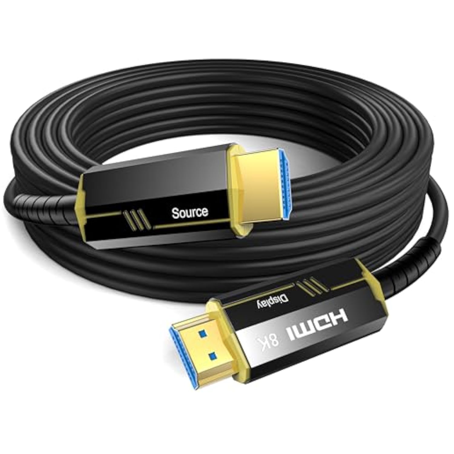 8K Fiber Optic Hdmi 2.1 Cable 50Feet, Supports 8K@60Hz 4K@120Hz Ultra High Spe