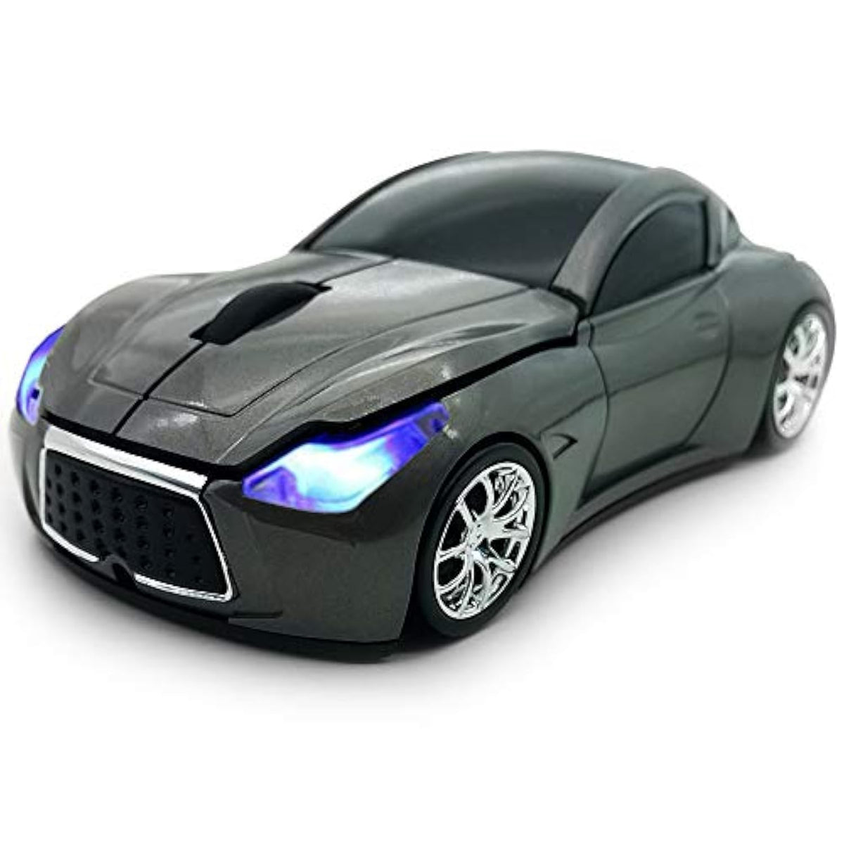 Wireless Car Mouse 2.4Ghz 3D Dpi 1600 Cool Sport Usb Gaming Mouse Mice For Pc Computer Laptop Notebook Gray