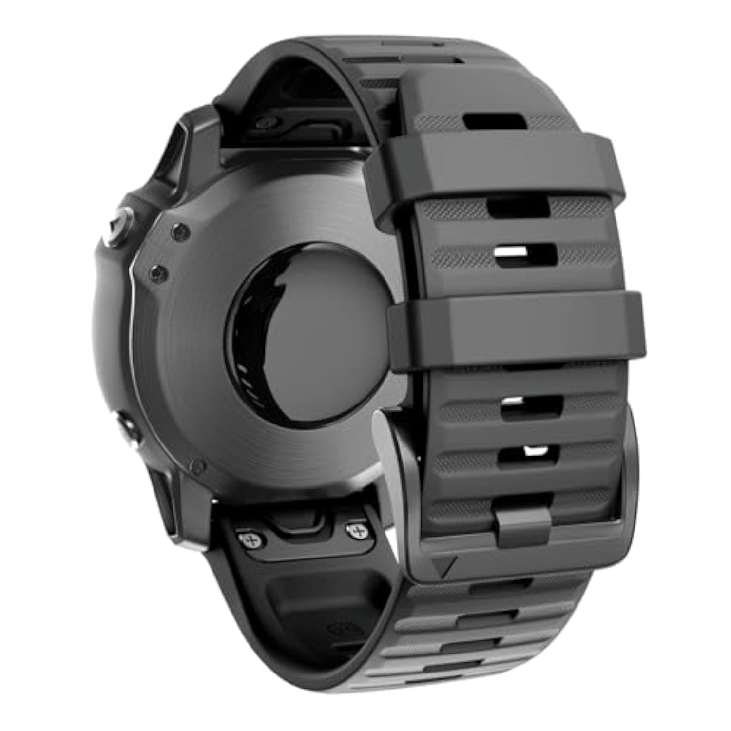 Compatible With Fenix 6X/7X Band 26Mm Quickfit Soft Silicone Watch Band Replacement For Fenix 5X/Fenix 8 51Mm/Fenix 5X Plus/Fenix 3/Fenix 6X Pro/Descent Descent Mk2I Smartwatches (Black)