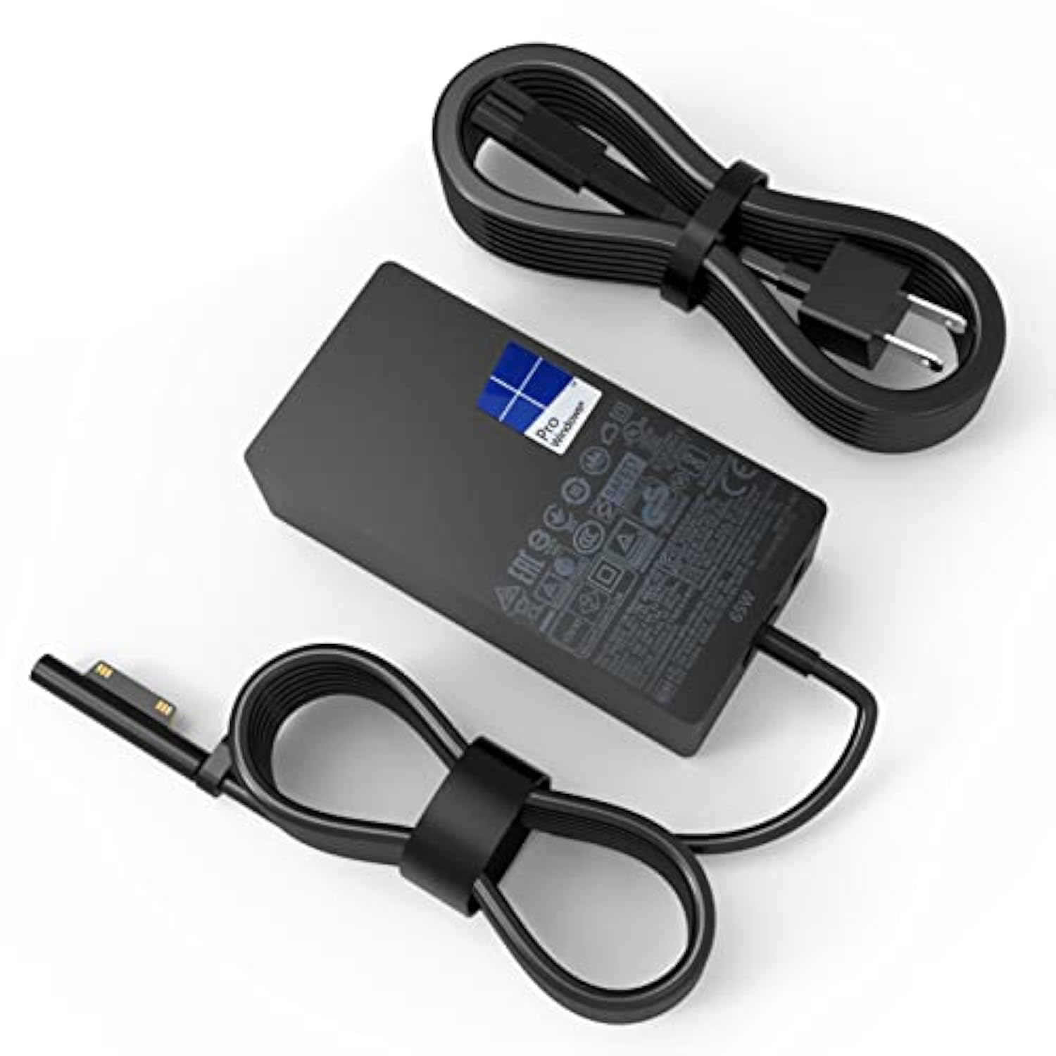 Surface Pro Charger 65W Fit For Microsoft Surface Pro 9 8 7+ 7 6 5 4 3 X Surface Laptop 6 5 4 3 2 1 Surface Go 1 2 3 Surface Book 3 2 1 1866 1796 1800 Laptop