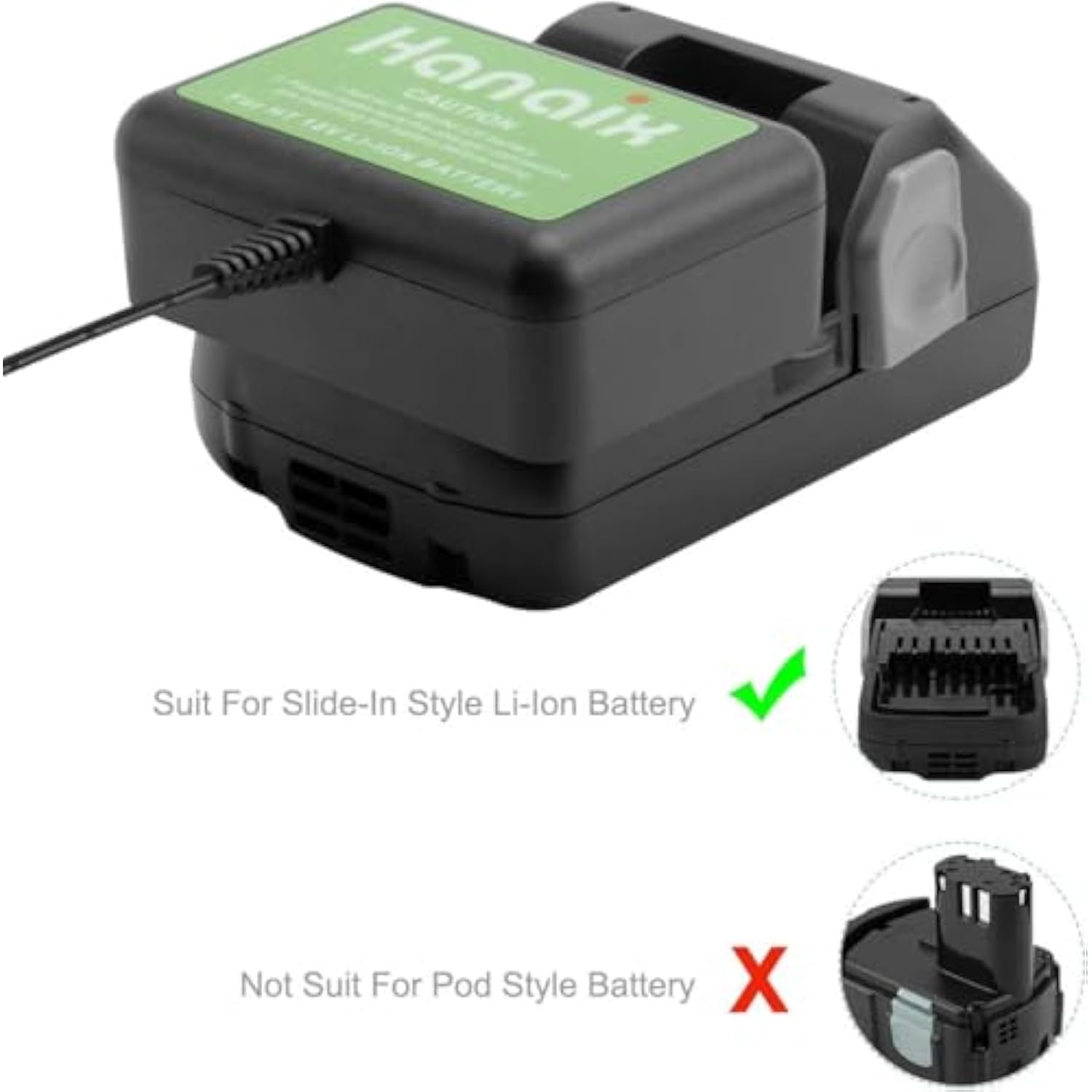 3.0Ah 18V Battery And Charger Set For Hitachi Bsl1815X Bsl1815S Bsl1830 Bsl1830C 330139 330557 339782 Replacement Battery