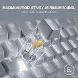 Razer Pro Type Ultra Wireless Mechanical Keyboard: Silent, Linear Switches - E