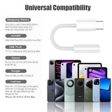 4 Pack USB-C to 3.5 mm Jack Adapter, Aux to USB C Adapter for Headphones Cable Compatible with iPhone 17/16 Pro Max/16 Pro/16/Samsung Galaxy