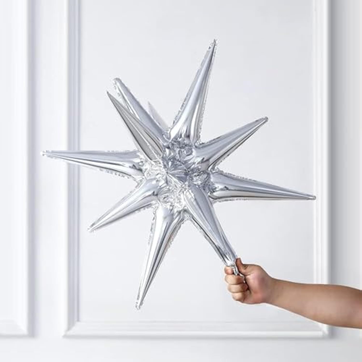 Red And Black Silver Balloon Arch Garland Kit 150Pcs Red And Black Latex Chrome Silver And Crown Starburst Star Mylar Balloons For Birthday 2025 Graduation Party Decorations