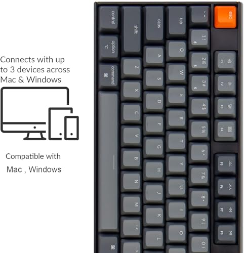 K10 Wireless Mechanical Gaming Keyboard, Hot-Swappable 104 Keys Full Size Gateron G Pro Brown Switch, White Led Backlight Usb-C Wired Bluetooth Professional Office Keyboard For Mac/Windows
