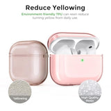 Clear AirPods Pro 3 Case Cover Accessories for Protection and Organization