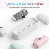 iWALK Charger Station for Portable Charger 4500mAh, 4800mAh, 5000mAh Power Bank for iPhone Charging Station Multiple USB-C Family-Sized Charger Station for Home(Station Only), White