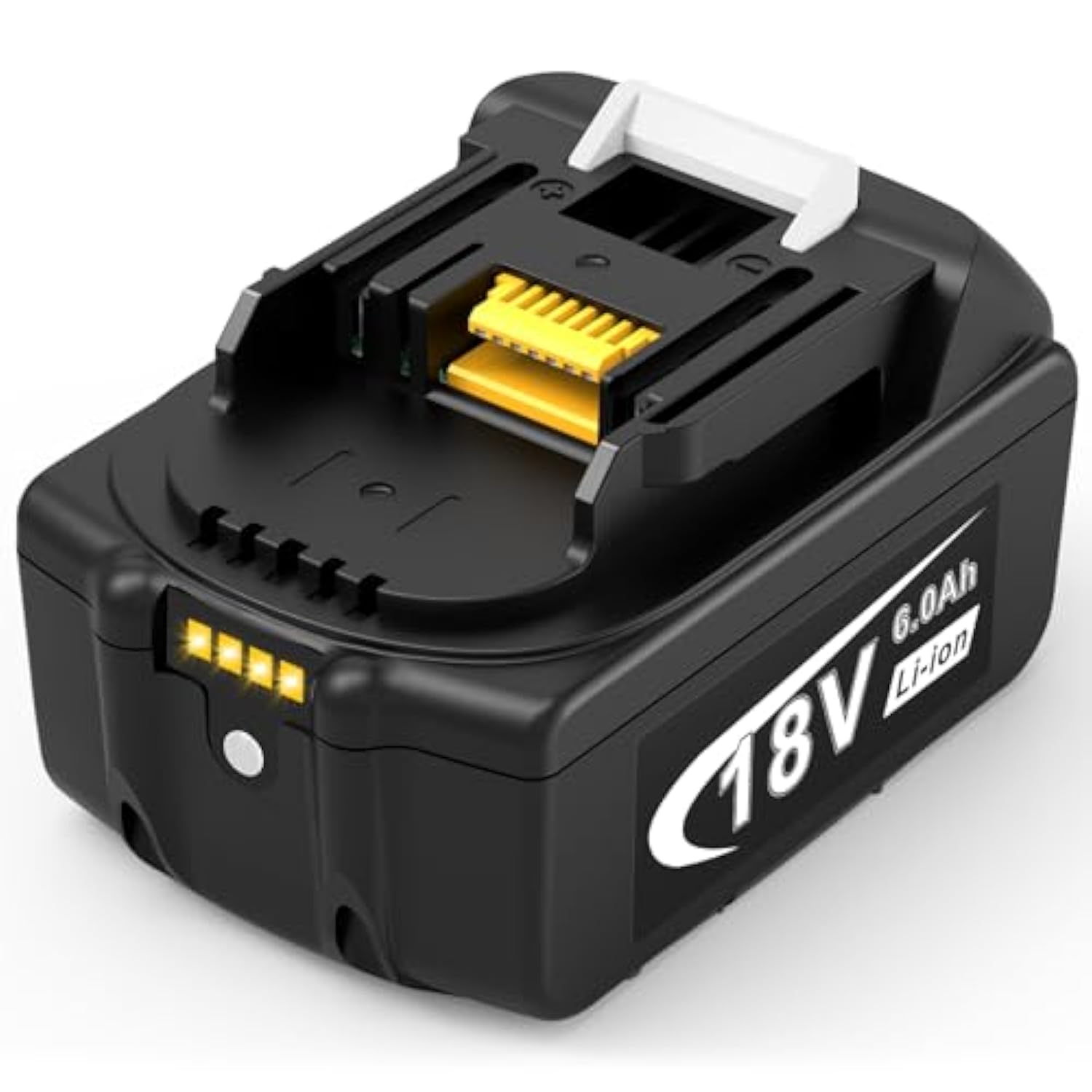18V 6.0Ah Replace Battery For Makita 18V Battery, 6000Mah 18V Lithium-Ion Replace Battery With Led Indicator Compatible With Makita 18V Bl1850 Bl1840 Cordless Power Tools And Charger