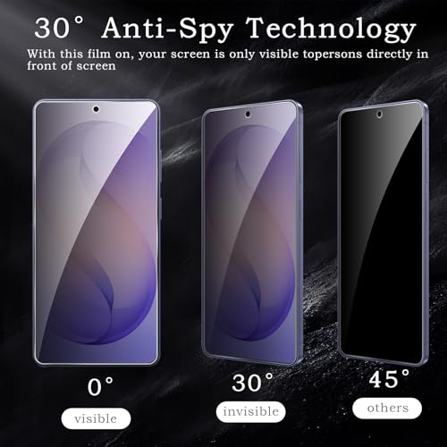 Privacy Screen Protector for  Galaxy S26 Ultra, Shatterproof Tempered Glass Accessories, Anti Spy Tempered Glass Film, Case Friendly Ultra