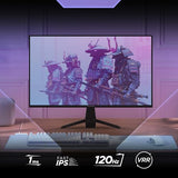 Vx2470-Mhd 24 Inch 1080P Ips Monitor With 120Hz, 1Ms, Variable Refresh Rate, Eye Care, Hdmi, Vga And Displayport Inputs