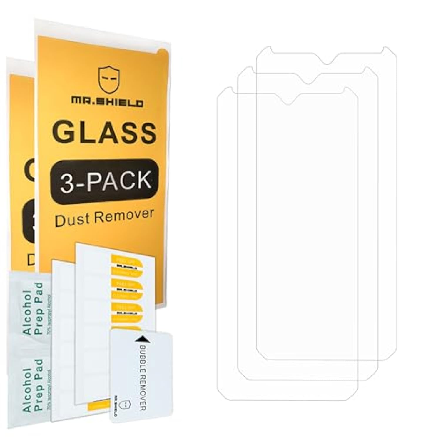 [3-Pack] Screen Protector For Doogee V Max/V Max Pro [Tempered Glass] [Japan Glass With 9H Hardness] Screen Protector