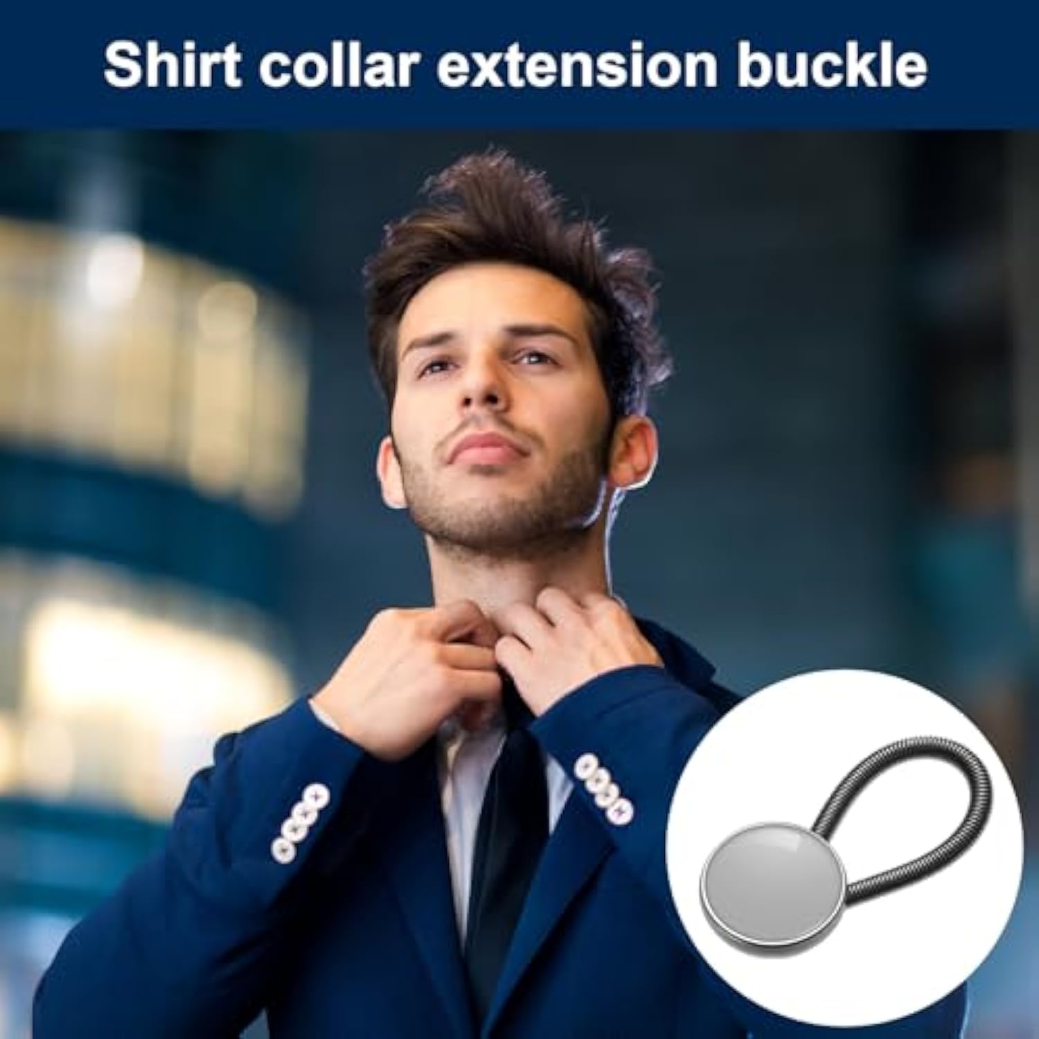 24 Pieces Pants Extender Button Set, Include 12 Pieces Pants Waist Sil