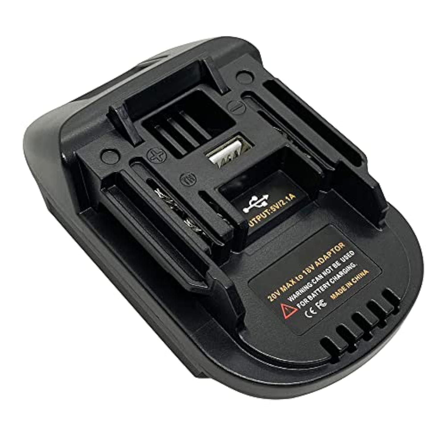 Adapter to Use Dewalt 20V or Milwaukee 18V Batteries with Makita 18V Tools