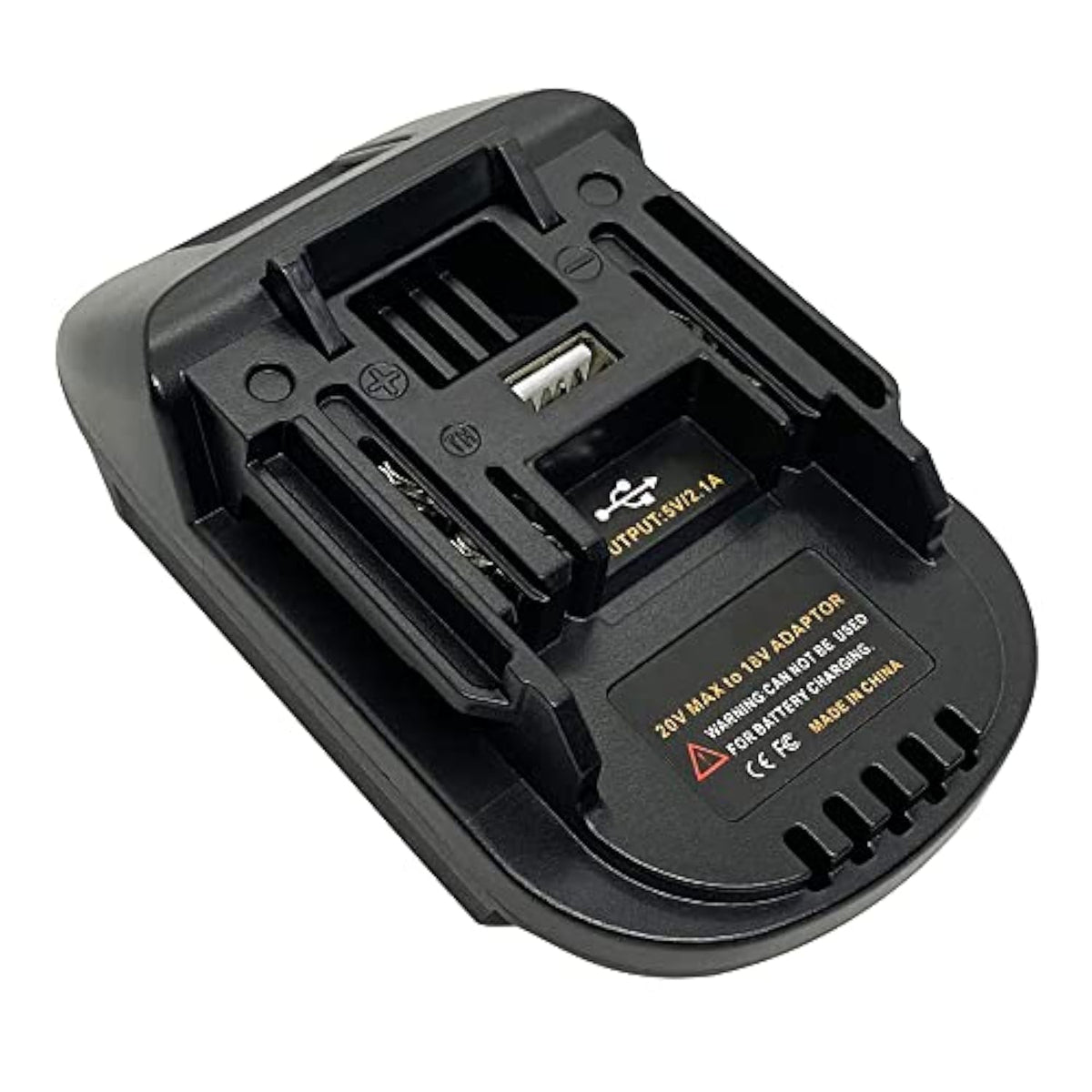 Adapter to Use Dewalt 20V or Milwaukee 18V Batteries with Makita 18V Tools