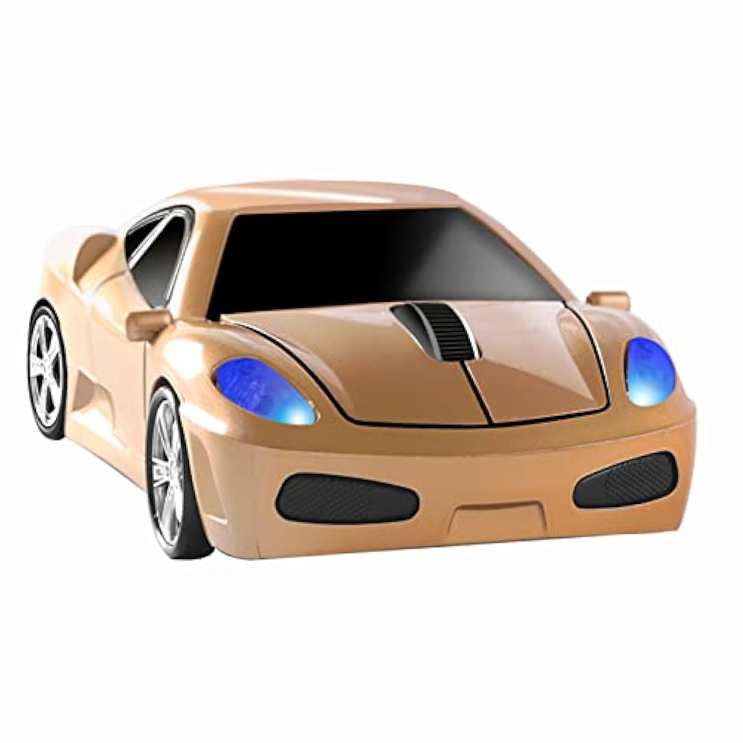 Wireless Mouse, Cool Car Computer Mouse, 2.4Ghz 1600Dpi Usb Optical Mouse, 3 B