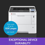 Ecosys Pa4500X Monochrome Laser Printer, 47 Ppm, 600 X 600 Dpi And Up To Fine 1200 Dpi, 600 Sheet Tray, 100 Sheet Mpt, Duplex, 5 Line Lcd W/Hard Key Panel, Gigabit Ethernet, Usb, 512 Mb