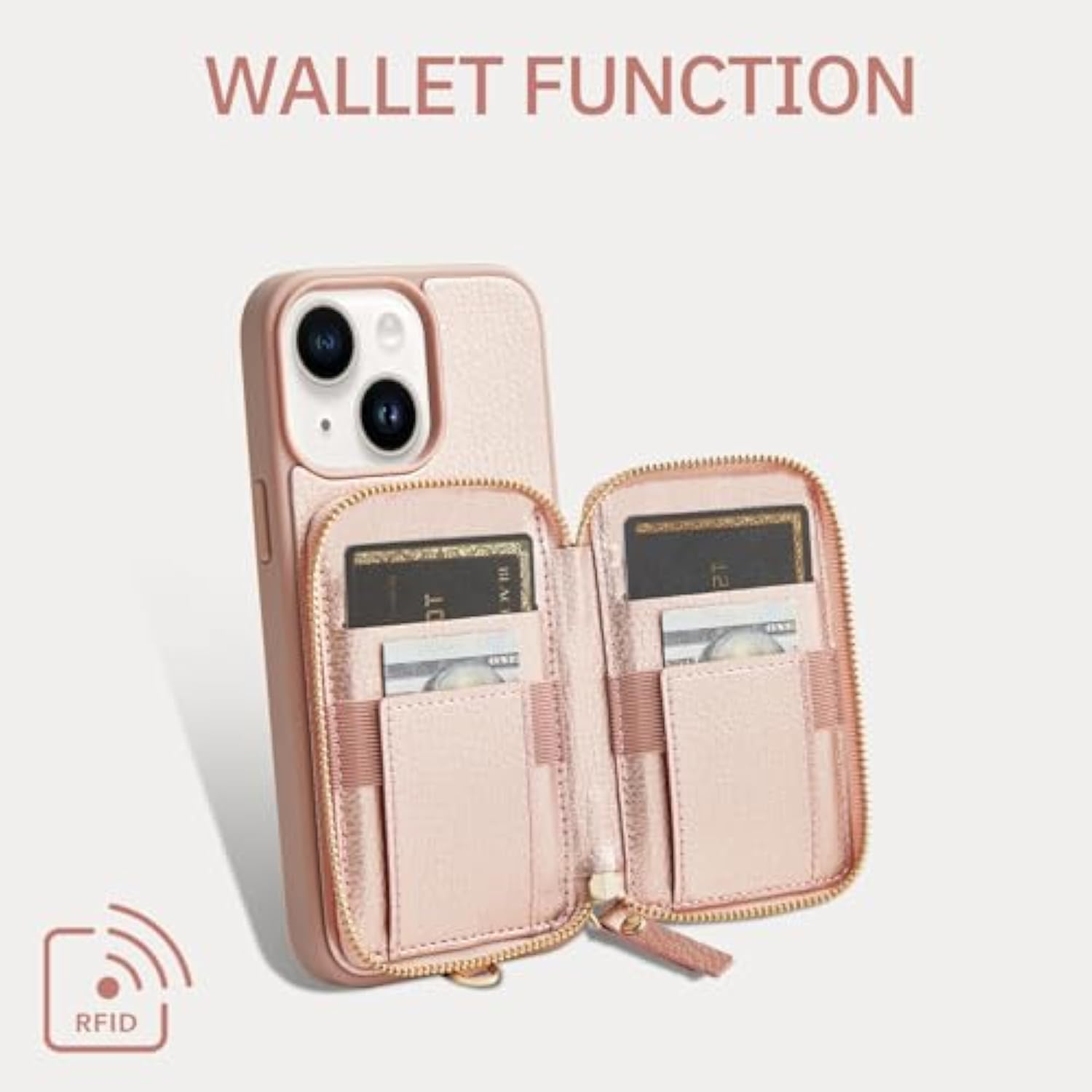 Wallet Case Compatible With Iphone 13 6.1 Inch,