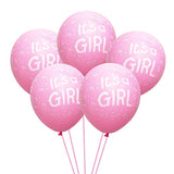 50 Pcs It'S A Boy Girl Balloons, 12Inch Light Blue Pink Latex Balloons