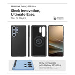 Spigen Thin Fit MagFit Designed for Galaxy S25 Ultra Case [Qi2 Certified/Magnet for Galaxy] (2025) - Black