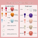 Pastel Balloon Garland Pink Orange Purple Balloons Kit Different Size Peach Blue White Balloon Arch For Wildflower Birthday Baby Shower Weeding Fairy Floral Summer Hawaii Party Decor