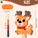 Christmas Reindeer Piñata - Pull String Christmas Elk Decorations