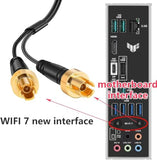 Wifi 7 Gaming Motherboard Magnetic Base Replacement Antenna Compatible With Asus Rog Strix X870-A X870E X870E-E X870-P X870-I Tuf Gaming X870-Plus Z890 Pc Desktop Computer,