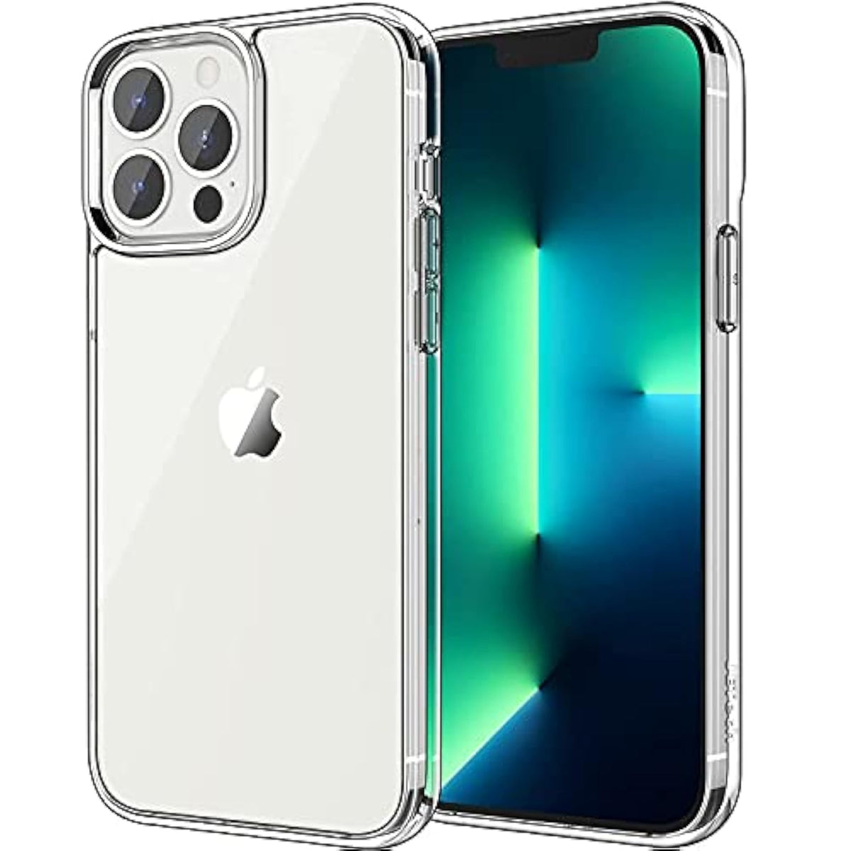 Jetech Case For 13 Pro 6.1-Inch, Non-Yellowing Shockproof Phone Bumper Cover, Anti-Scratch Clear Back (Clear)