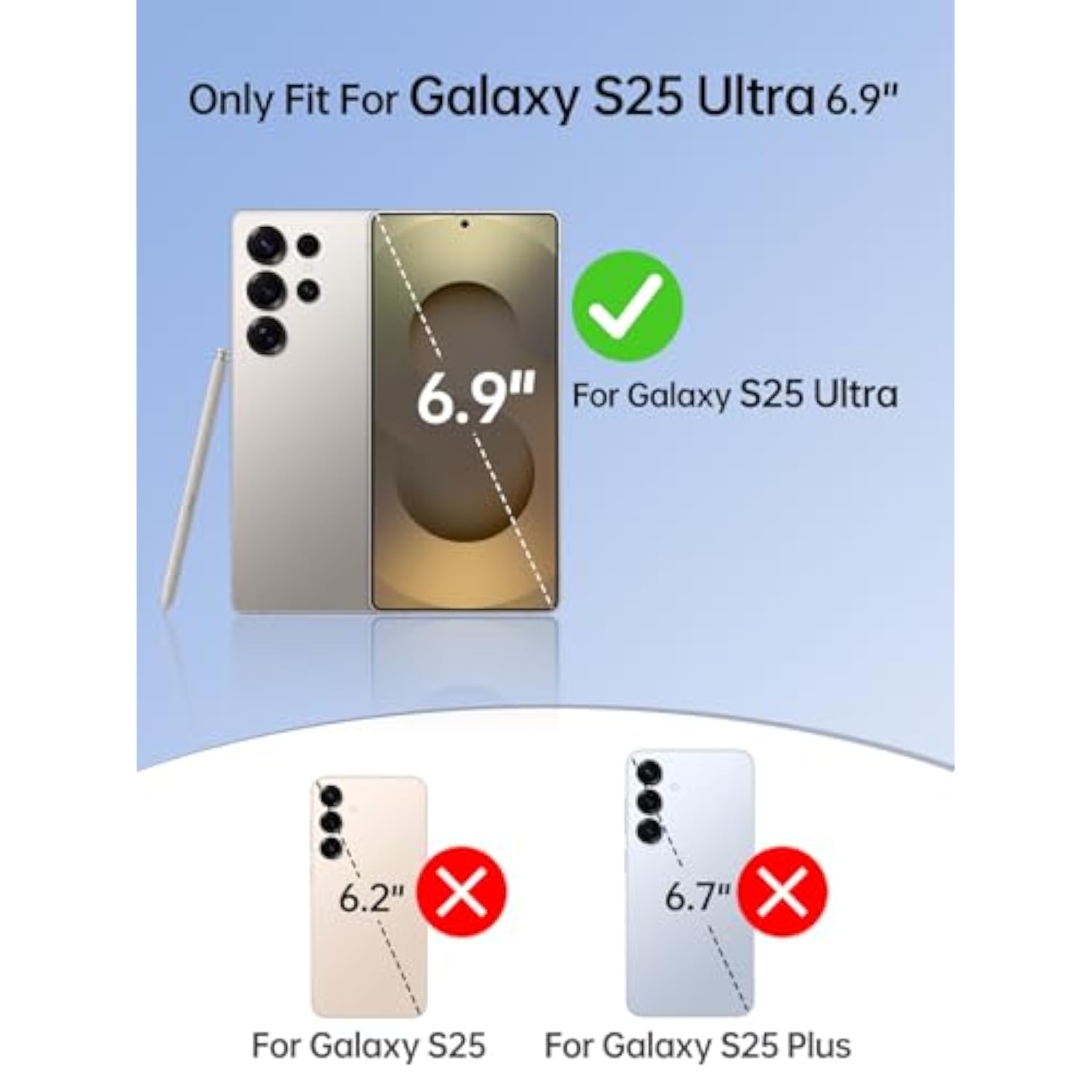 For Samsung Galaxy S25 Ultra Battery Case 6.9",10000Mah Portable Power Bank With Led Display, Qi Wireless Charger & 20W Usb C Fast Charging, Sync-Data Supported Black