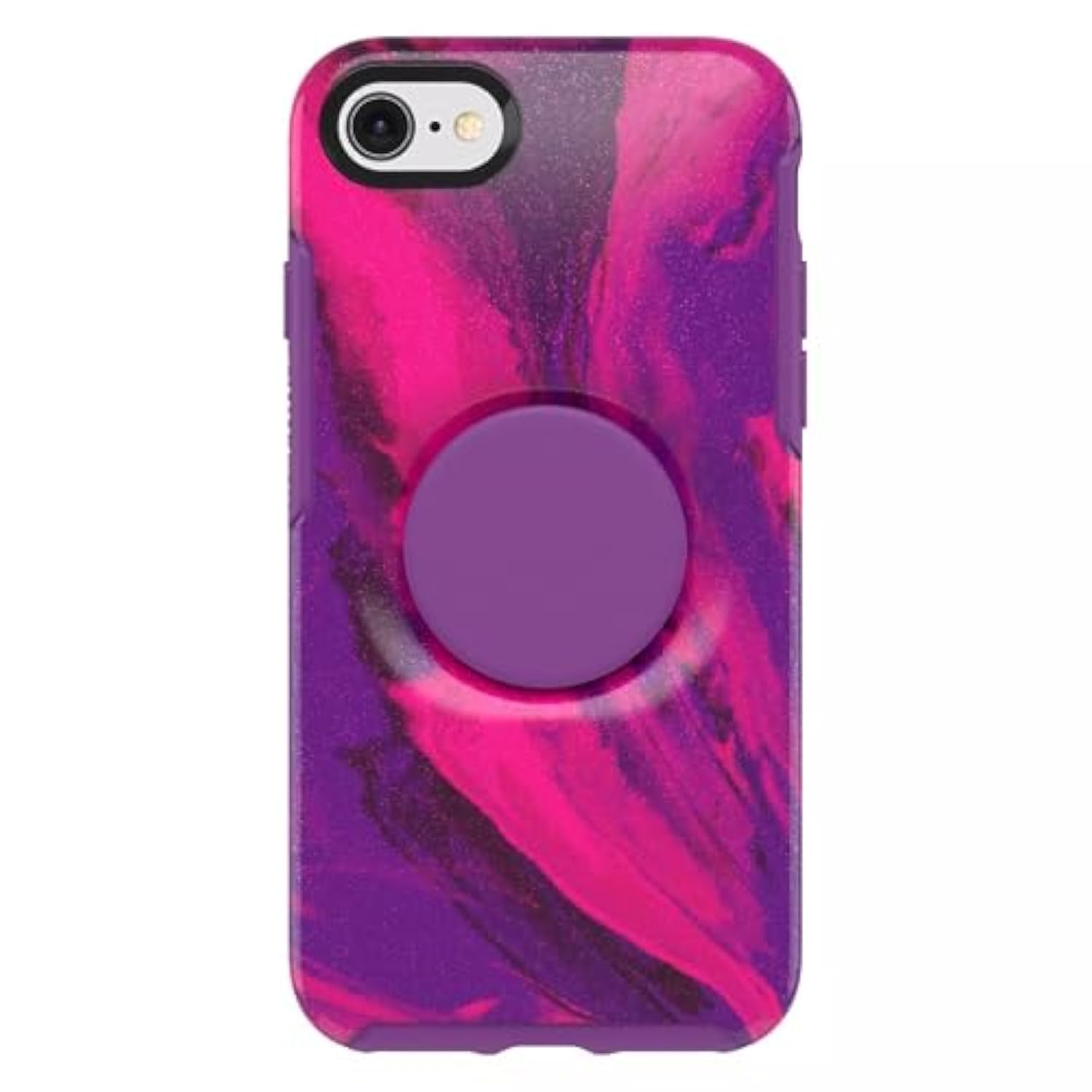 OtterBox + Pop Symmetry Series Case for iPhone SE (3rd & 2nd gen) & iPhone 8/7 (Only - Not Plus) - Non-Retail Packaging - Berry Flow