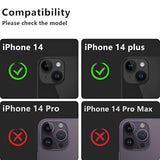 For Iphone 14 & Iphone 14 Plus Camera Lens Protector, Anti Scrach Hd Tempered Glass Camera Screen Protector Cover,Aluminum Alloy Whole Lens Film -Blue